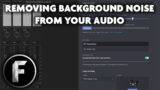 Freedom! Tech Tips: How to remove background noise